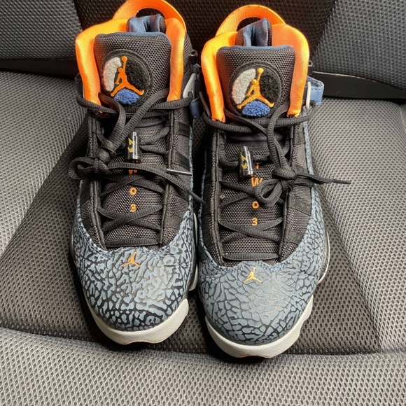 Air Jordan 6 Rings Retro Atomic Orange Size 8.5 322992-025 No Box - Picture 3 of 6